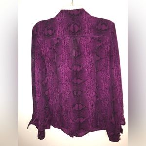 White House Black Market silk blouse